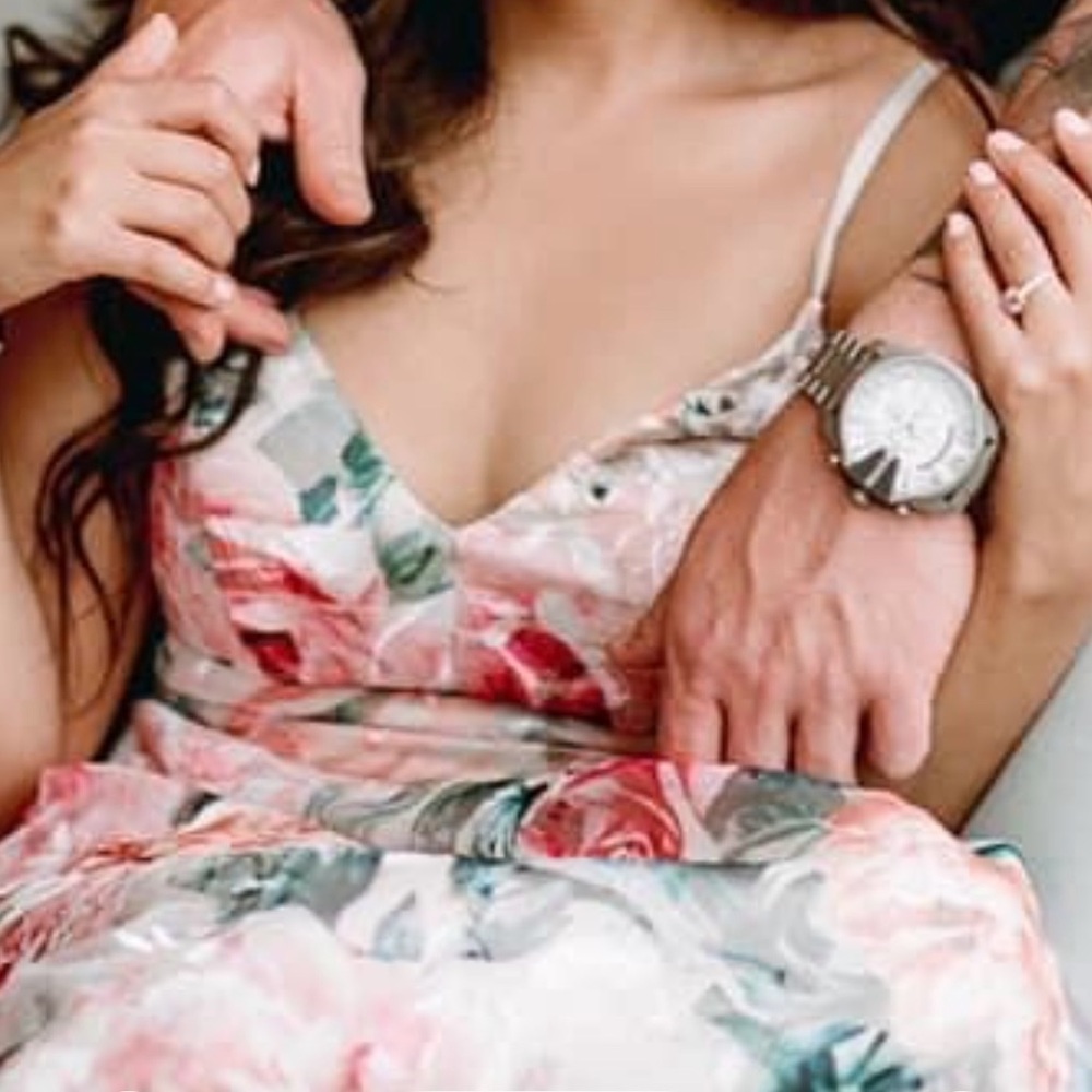 Eliza J Formal Floral Mesh Dress - Picture 6 of 6